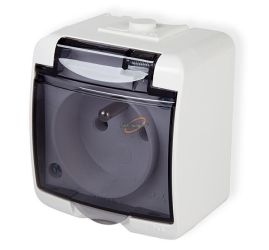 Gniazdo pojedyncze natynkowe KARLIK GHE-1D