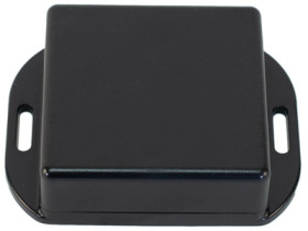 PC miniature enclosure, (L x W x H) 60 x 60 x 22 mm, black (RAL 9005), IP68, 1551WTFLBK