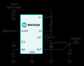 5V/3.3V or Adjustable, 100% Duty Cycle, High-Efficiency, Step-Down DC-DC Controllers