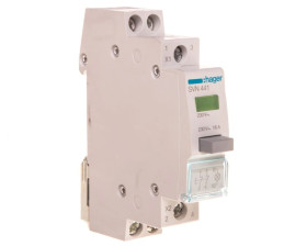 Przełącznik przyciskowy z lampką zieloną 16A 2R SVN441