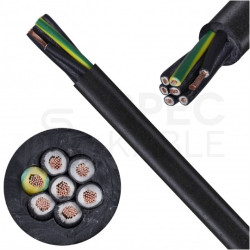 Kabel sterowniczy ziemny BiT 1000 FR 7x1mm2 czarny 0,6/1kV zasilający numerowany olejoodporny linka Bitner