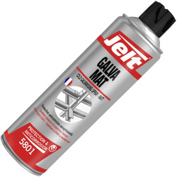 Jelt 005801 GALVA MAT Zinc Galvanising Spray 500ml High Temp Resistant