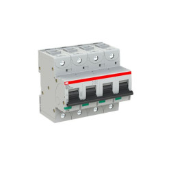 Wyłącznik nadprądowy MCB, UC-K, 4-biegunowy, 100A, 750V, ABB, S804S