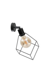 Kinkiet loftowy 1xE27 RUBEN BLACK