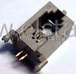 T-JACK-4W gniazdo modułowe telef.4 pin wąskie