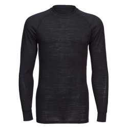 Merino Wool Crewneck Baselayer Top L