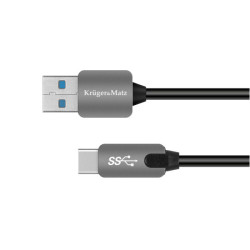 Przewód USB wtyk 3.0 - wtyk typu C 5G 1.0m Kruger&Matz