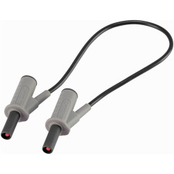 VOLTCRAFT VC8063415 Safety test lead Banana jack 4mm25.00 cm; Black; MSB-5010 A
