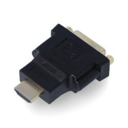 Przejściówka HDMI (wtyk) - DVI-I (gniazdo)