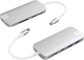 Stacja dokująca USB-C® HYPER HD247B-SILVER