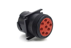 Złącze wielostykowe przemysłowe 9-pinowe, panelowe Gniazdo Amphenol Industrial