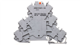 Złączka 3-Piętrowa 2,5Mm2 Z Led Szara Topjobs 2002-3221/1000-434 /50Szt./