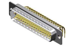 Molex 1731090732 Złącze D-Sub Ilość styków: 50 piny lutownicze 1 szt.