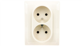 Vena Gniazdo Podwójne Z/U Krem 510336