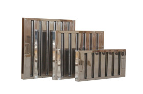 Filtr panelowy wymiary rzeczywiste 592 x 592 x 45mm Labiryntowy, tłuszczowy wymiary 24 x 24 x 2cal