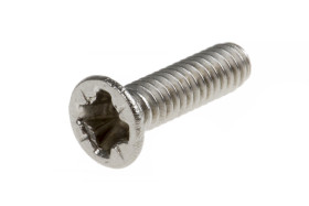 Śruby maszynowe M2 łeb z łbem stożkowym Stal nierdzewna długość 8.0mm skok 0.40mm