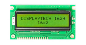 Wyświetlacz monochromatyczny LCD, , Alfanumeryczny, Displaytech