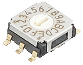 Przełącznik DIP, 100 mA przy 5 V DC, -40 → +85°C, Nidec Components
