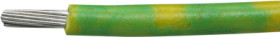 PVC-switching strand, LiYv-HT, 2.5 mm², 50 x 0.25 mm, green/yellow, outer Ø 3.5 mm, BYB-5-92F5866
