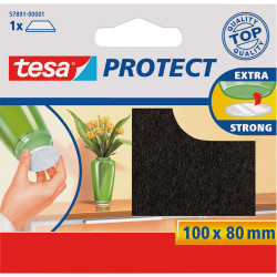 tesa&#xAE; 57891 Protect Felt Pads Brown 100 x 80mm 57891-01