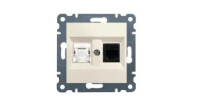 Lumina2 Gniazdo Telefoniczne Kremowe Wl2011