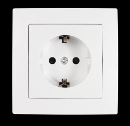 McPower built-in socket - 250V/16A - White