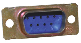 Złącze D-Sub 9-pinowe Męski Proste Montaż na kablu