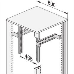 Rozpórka o zmniejszonej głębokości nVent SCHROFF 22117840 22117840, 1 szt.