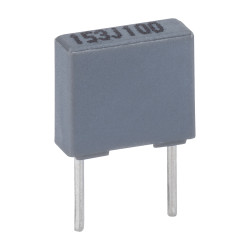 0.015uF 5% 100V 5mm Pitch Faratronic Polyester Film Capacitor