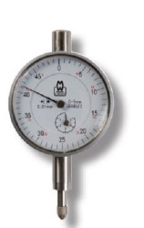 Czujnik zegarowy 0 → 5 mm Moore & Wright dokładność: ± 0,014 mm rozdzielczość: 0,01 mm