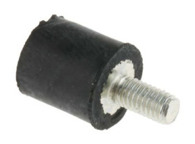 Nóżka z gwintem, M3, Ø 8mm, materiał: Guma naturalna 60Shore A, RS PRO