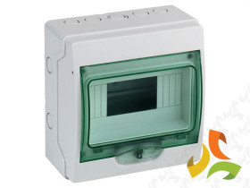 Rozdzielnica hermetyczna natynkowa 8 modułowa 1x8M drzwi transparentne IP65 Kaedra mKDR-1-8-NT-T 13959 SCHNEIDER ELECTRIC