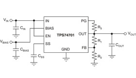 500-mA, low-VIN (0.8-V), adjustable ultra-low-dropout voltage regulator with power good & enable