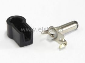 Wtyk DC 2,5 / 5,5 / 9 kątowy