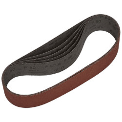 Sealey SB007 Sanding Belt 50 x 686mm 80Grit Pack of 5