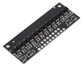 Pololu QTRX-HD-13RC Reflectance Sensor Array: 13-Channel, 4mm Pitch, RC Output, Low Current