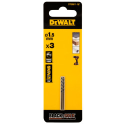 Wiertło Ø: 1.5mm HSS 135° DeWALT Wiertło kręte