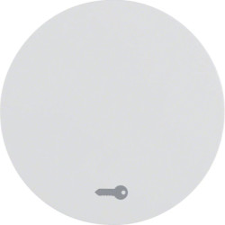 Berker R.1/R.3 Klawisz z nadrukiem symbolu /drzwi/ biały połysk 16202059