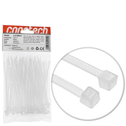 NS-60 - opaska zaciskowa biała (100 szt.)