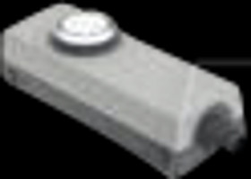 1.22.392.000/2000 E-Box M12 - gray housing with illuminated pushbutton, Flexlab, 1