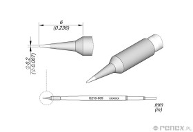 Grot C210009 do rączki JBC T210