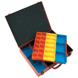 Sealey APMC27 Metal Case 2 Layer with 27 Storage Bins