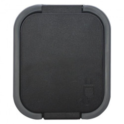 Gniazdo pojedyncze n/t 2P+Z, bryzgoszczelne z klapką B2, IP54, NT-16B2, szary/czarny,OR-OE-7805/GB