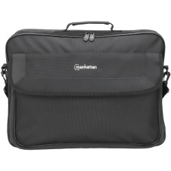 Manhattan 439992 Laptop bag, black, padded, fits up to 17.3 inches, with pocket