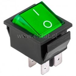 Przeł. kołys. ON-OFF stabilny 4p podśw.230V 15A