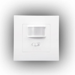Czujnik ruchu na podczerwień 500W/200W podtynkowy IP20 zasięg 9m CR-IR1/KP/BIAŁY