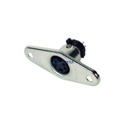 miniDIN gniazdo 4pin przykręcane z uszami