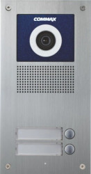 Bramofon dwuabonentowy z kamerą kolor regulacja kąta widzenia współpraca z monitorami analogowymi DRC-2UC