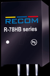 80099159 DC/DC converter R78HB, 9-72 Vin, single, 5 Vout, 500 mA, SIP-3