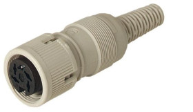 Wtyk gniazdowy z śrubą blokującą żeńskie proste 4-PINowe MAK 4100 930959517